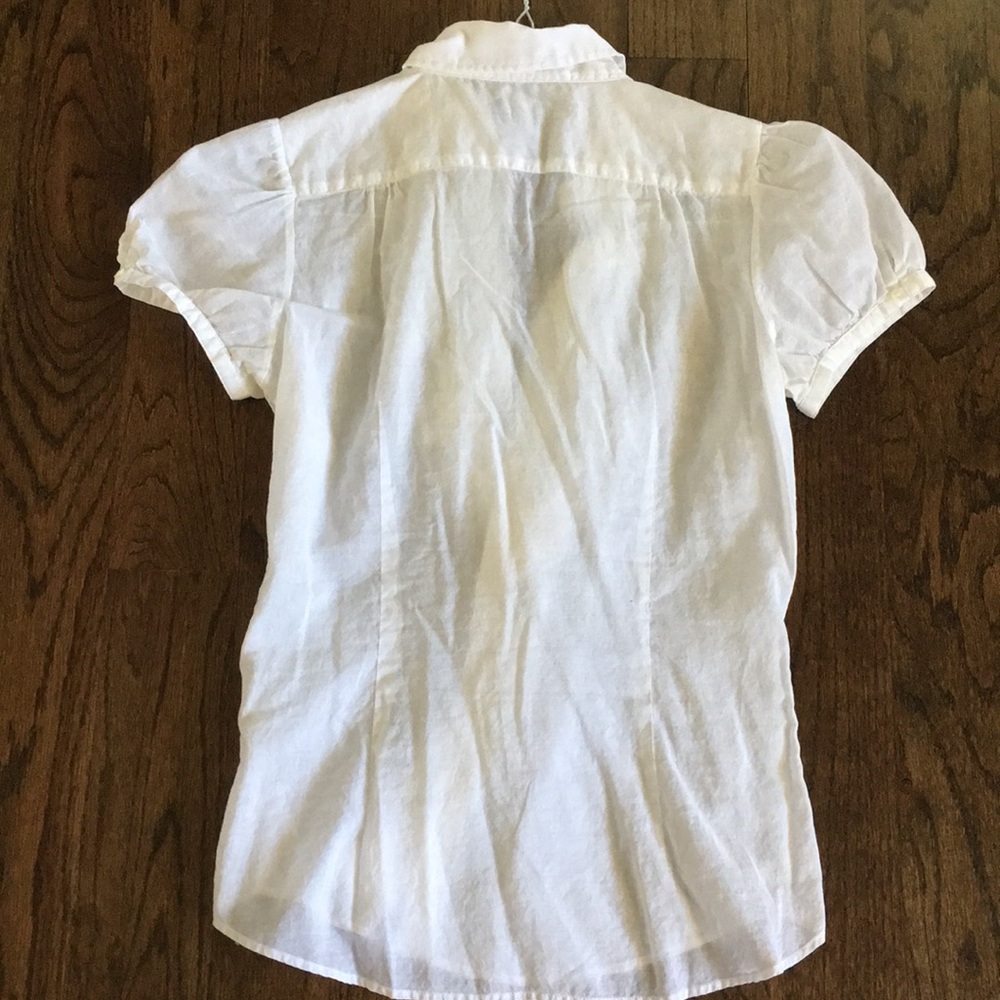 Rugby Ralph Lauren White Ruffle Top - Picture 5 of 5